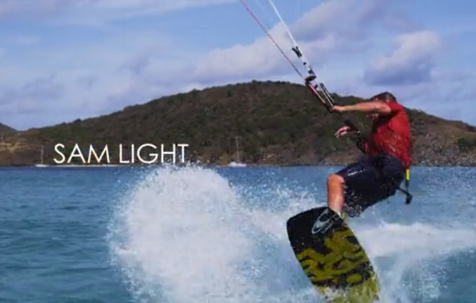 Sam Light Riding For Slingshot Kiteboarding