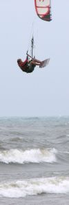 Kiteboarding jumps are just plain cool!