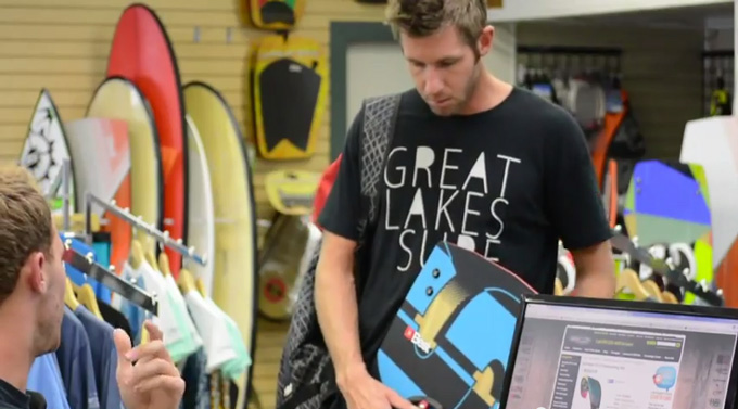 Matt Smolenski at MACkite Boardsports Center
