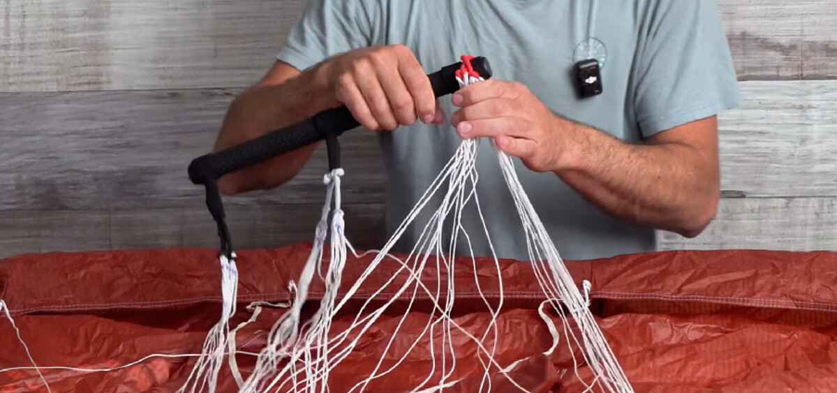 That's a wrap! demonstrating how to wrap the bridle around the bar