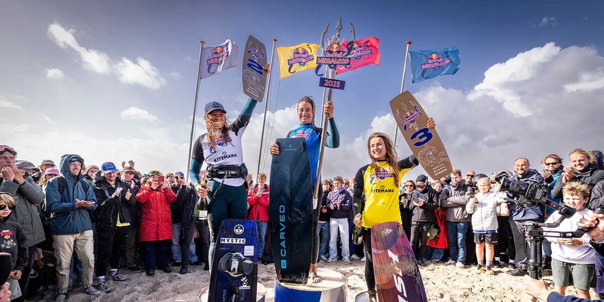 Alessa Mensch in the Red Bull Megaloop competition