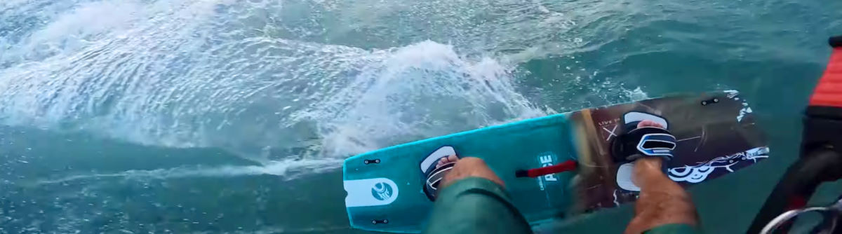 First-person view of the Ace gliding through the water.