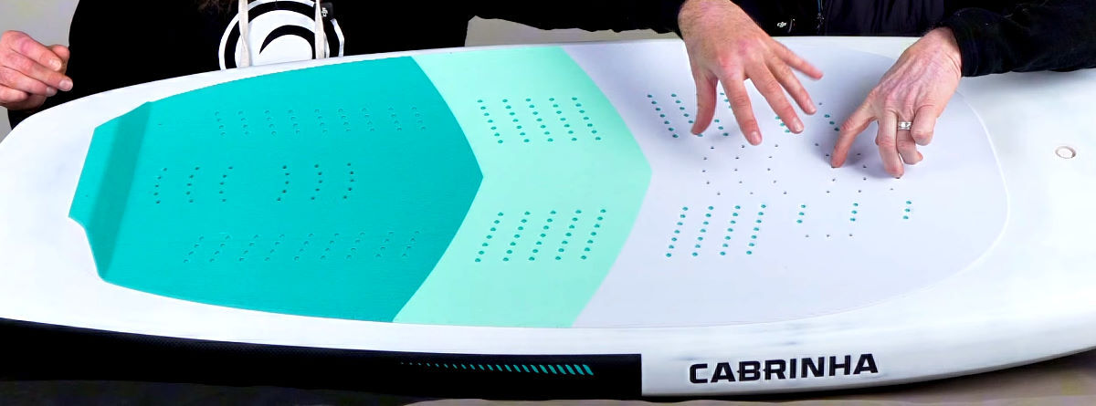 The inserts allow for a variety of strap positions.