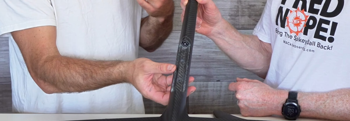 There are 3 holes for the screws in the Union foil.