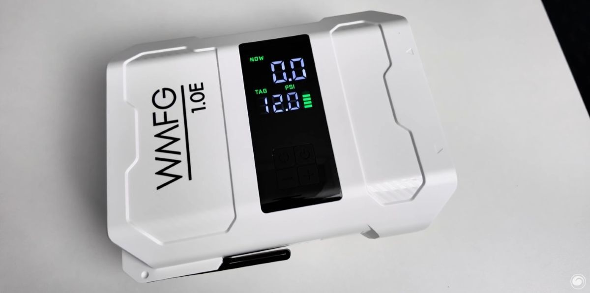 Closeup of screen on the WMFG 1.0E Pump