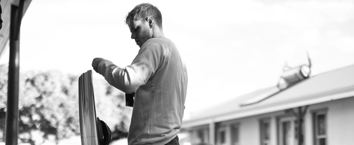 Duotone board designer Valentin Peiker