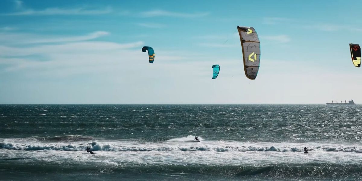 Kiting the Duotone Rebel D/Lab in Cape Town
