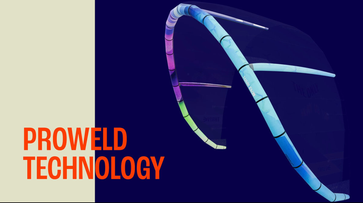 The frame of the kites use Proweld to fuse the seams together.