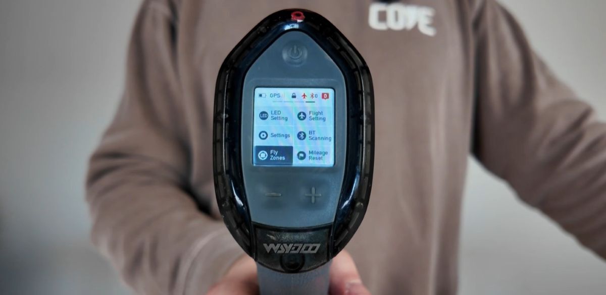 Fly Zone Settings on the Waydoo EVO remote