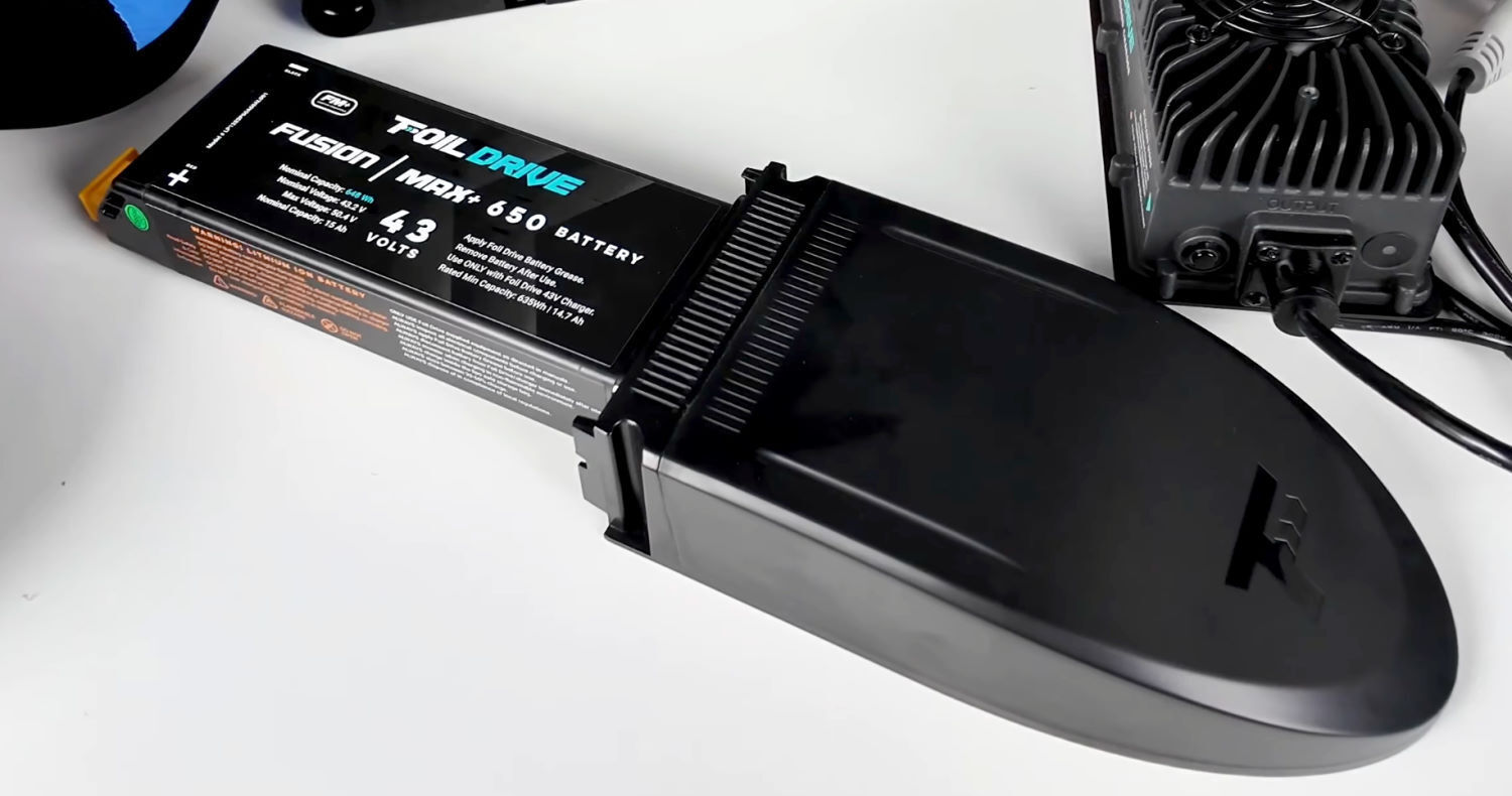 The 43-volt system gives you more power. The 43-volt battery.