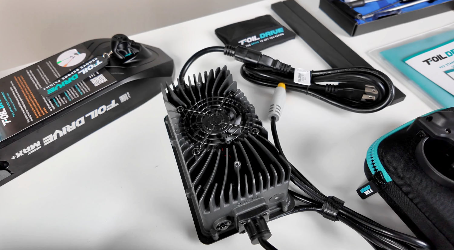 The system comes with a 43-volt charger. The charger is the new 43-volt system.