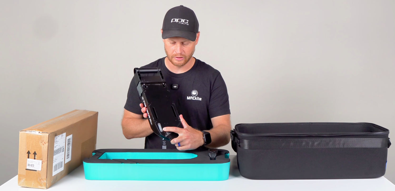 Be sure to check your anode for corrosion. A replacement is included in the tool pack. Ryan points out the anode on the Max Plus unit.