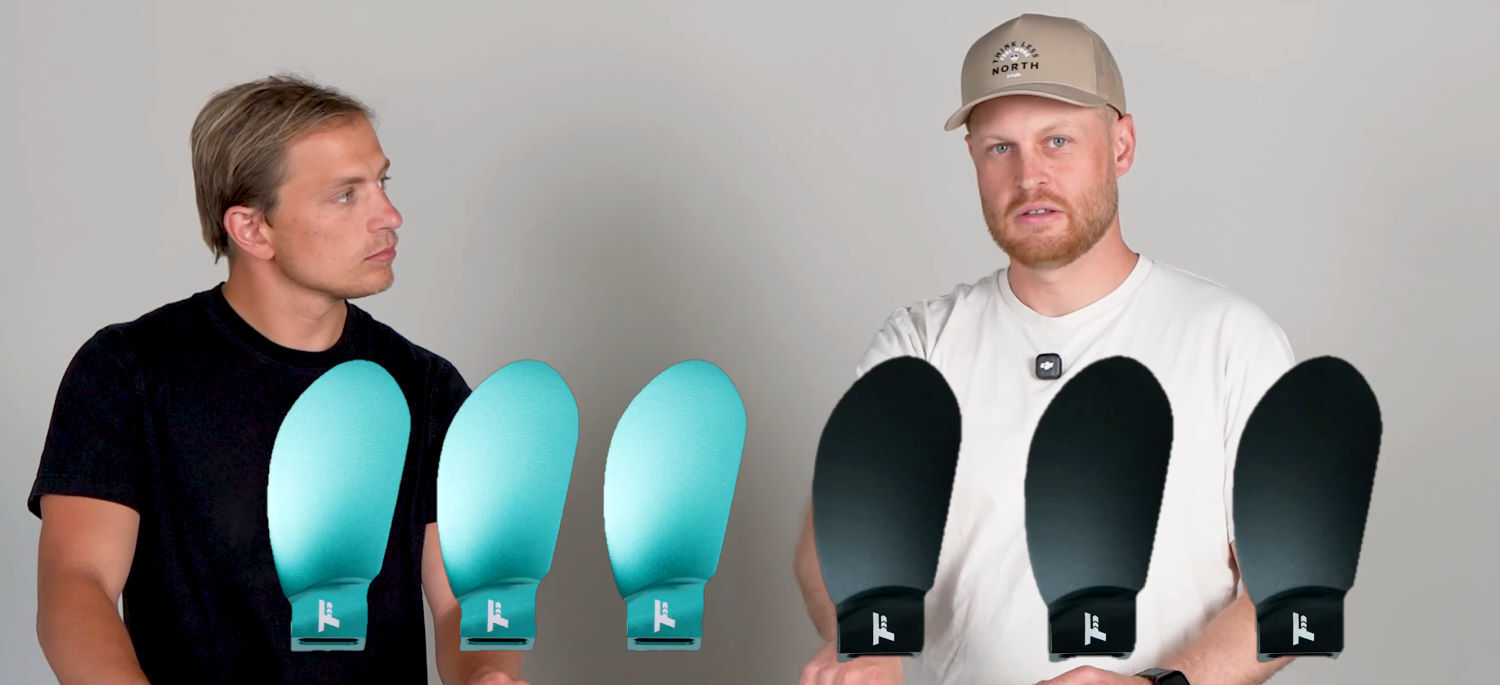 Either the blue or black prop is a good choice for beginners. Blue or black prop for new foilers.