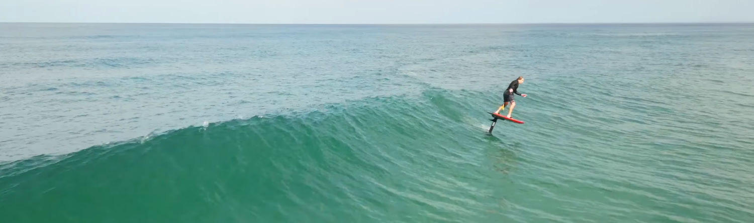 Most of the time, blue works well in waves. A foiler rides waves.