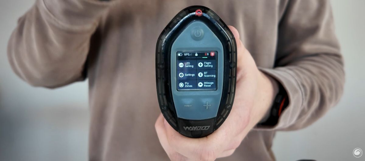 General settings on the Waydoo EVO remote
