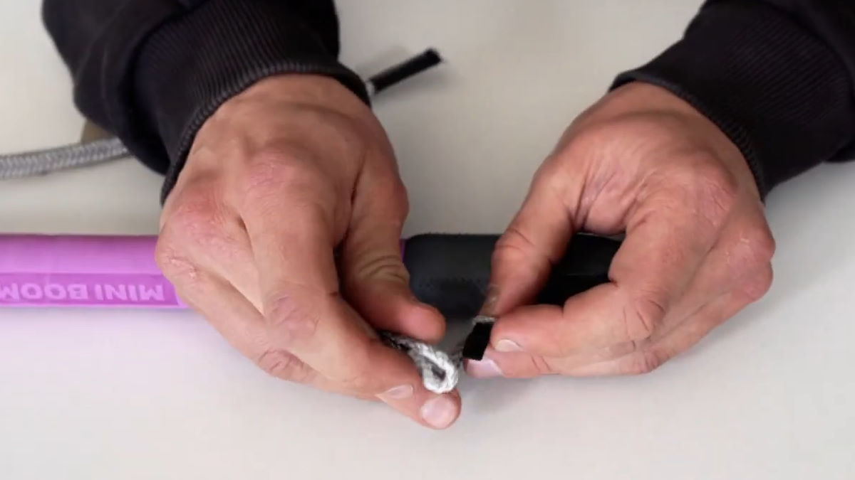 Wing Foiling How to Attach Your Harness Line to Your Boom MACkite