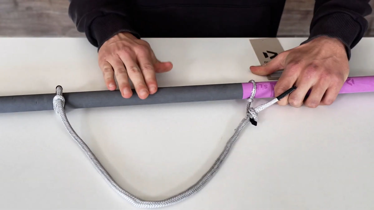 Wing Foiling How to Attach Your Harness Line to Your Boom MACkite