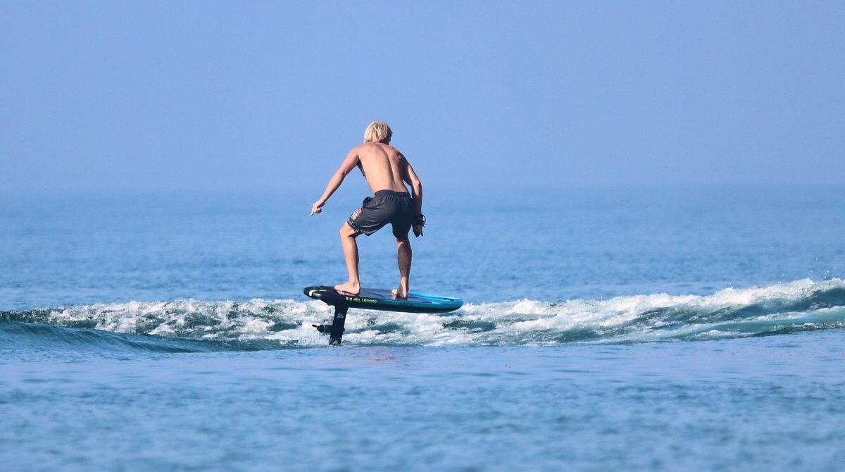 Hunter Lukes on the Foil Drive