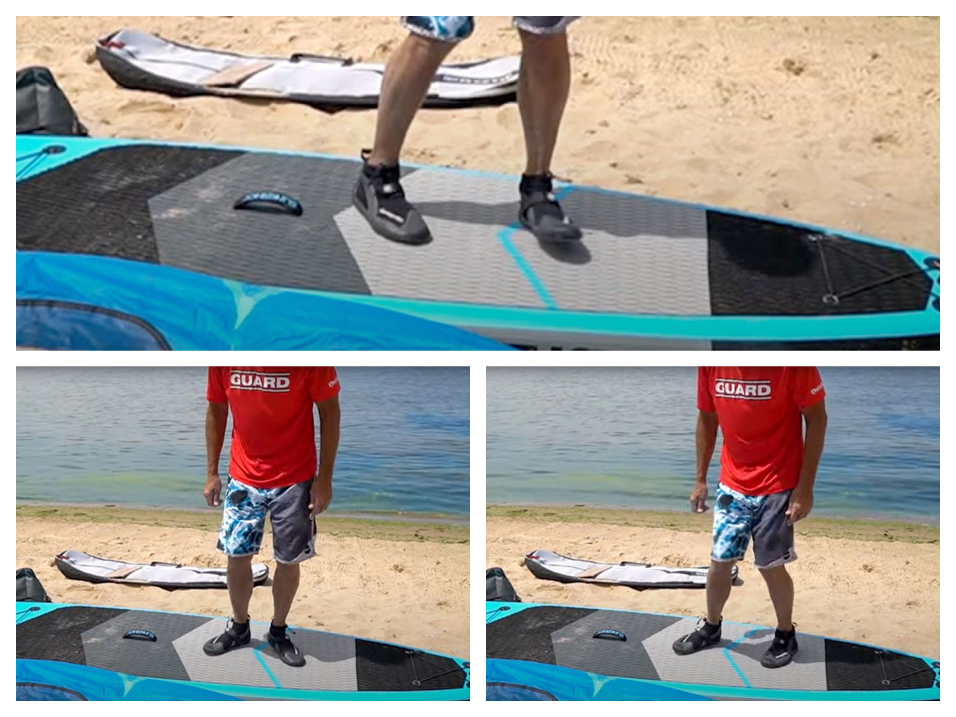 Wing Surfing Foot Placement