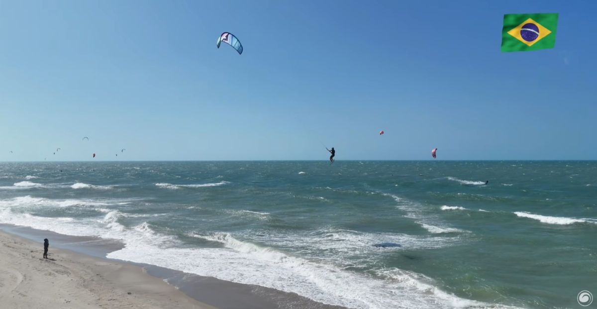 Kiteboarding traffic in Brazil