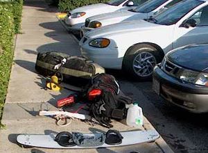 Packing up your kiteboarding equipment for vacation