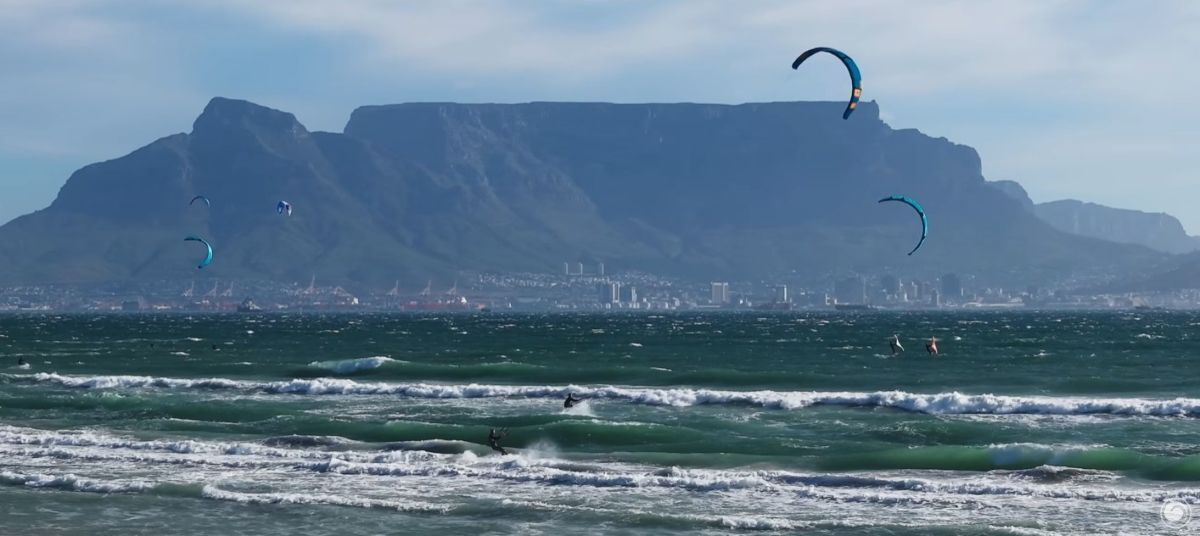 Blouberg, Cape Town, South Africa is one of the best spots for advanced riders