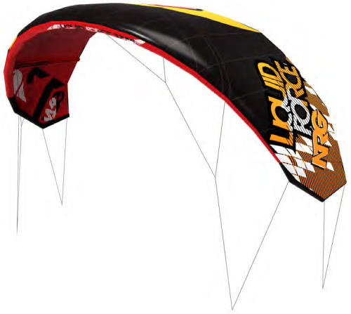 Liquid Force NRG 2012 kiteboarding kite