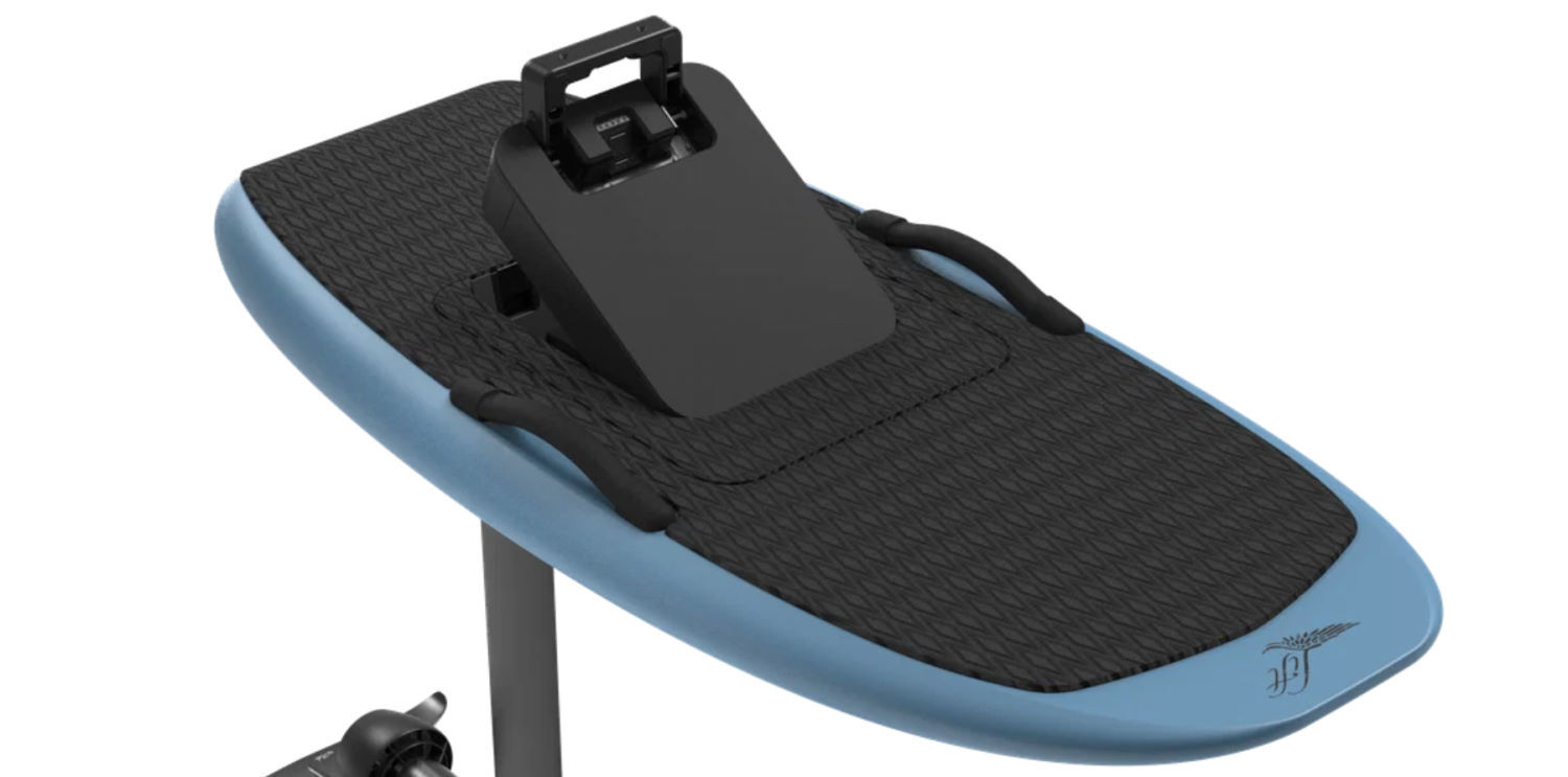 With the adapter, the optional Light battery fits seamlessly into place. The Lift Light battery is smaller and uses an adapter to fit into the board.