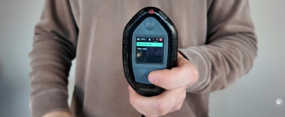 Maximum gear settings on the Waydoo Evo remote