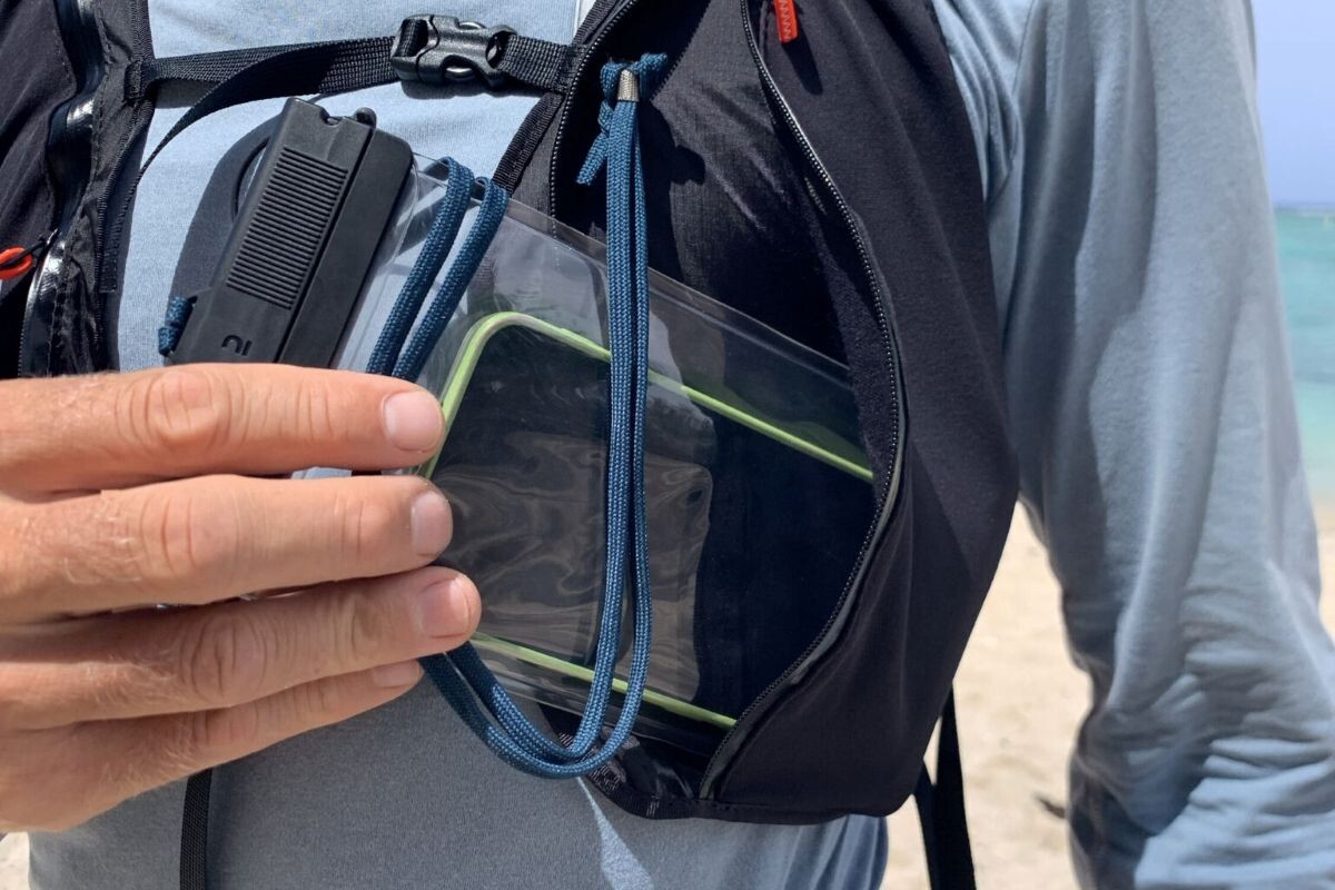 Front pocks on the Ozone Mission Pack