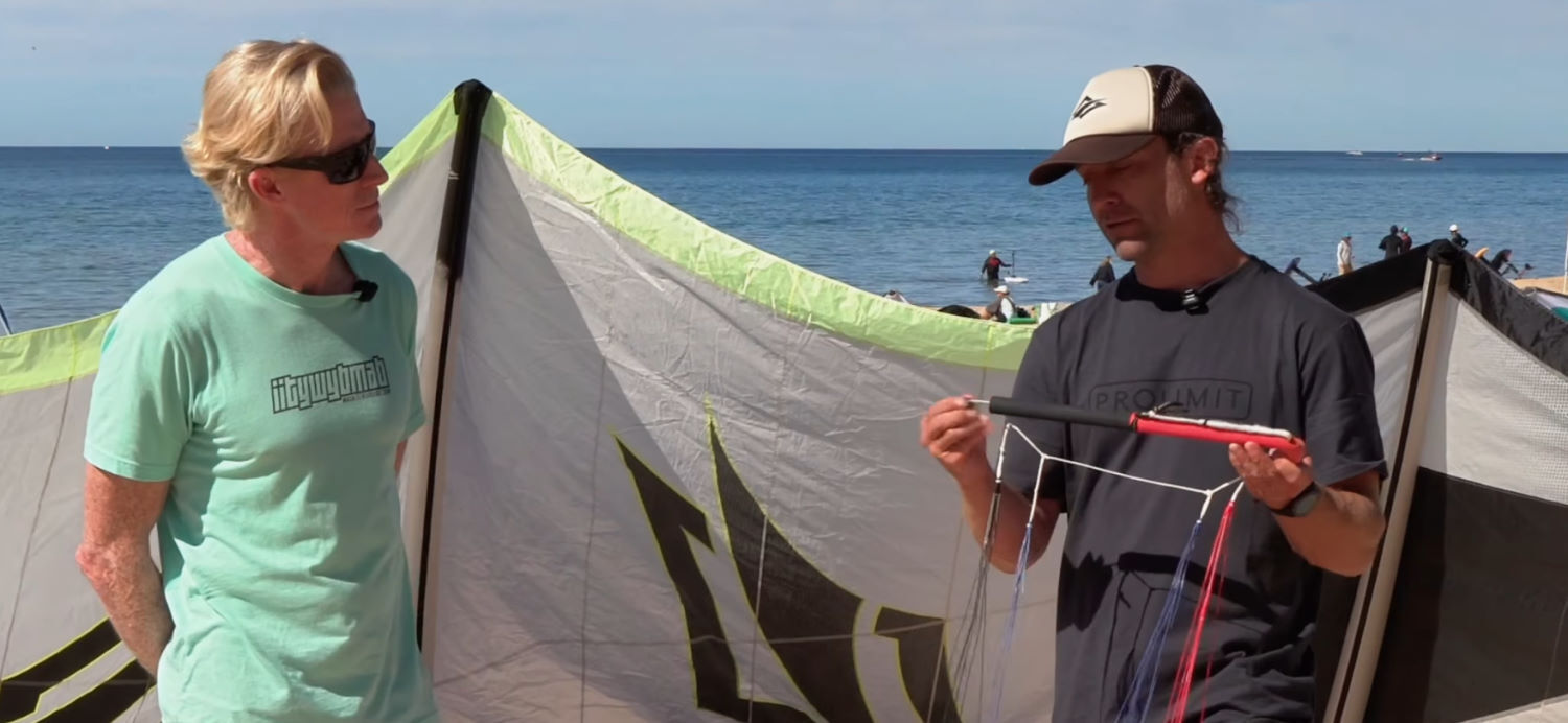 The bungee is durable, but it's still easy to replace if you need to. Adam shows where to replace the bungee on the end of the bar.