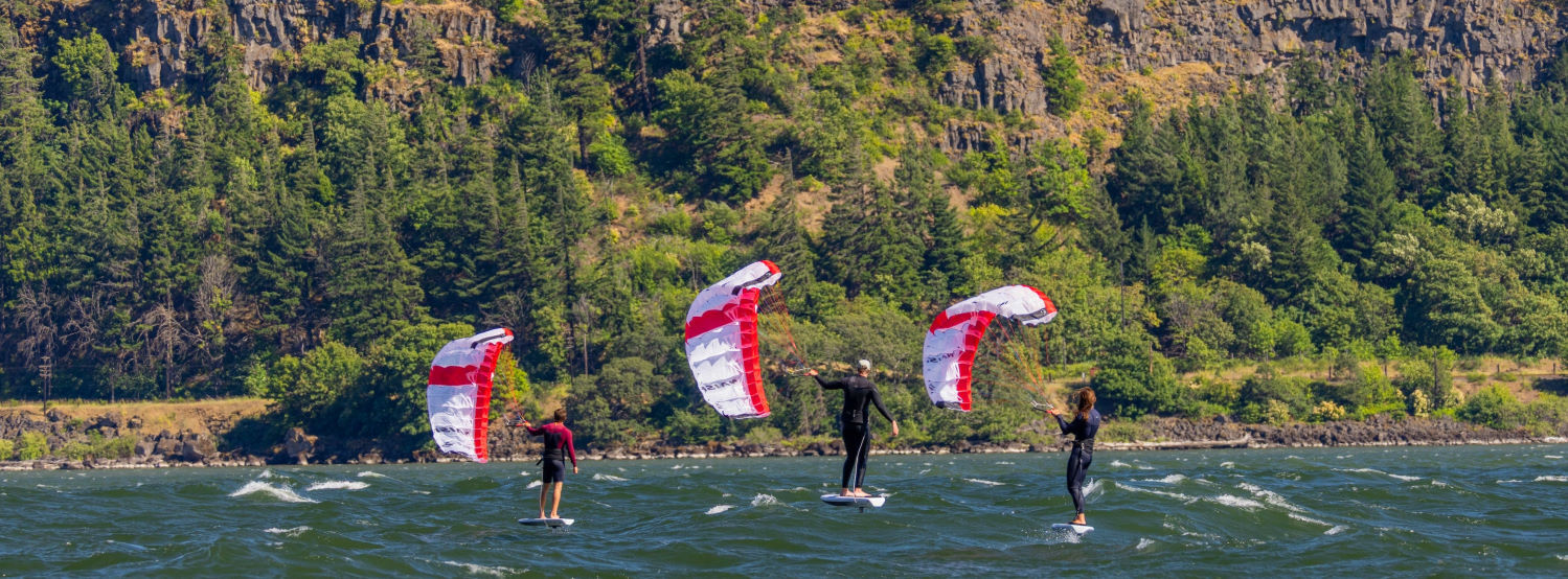 The Naish Hatch V2 was born in The Gorge. Parawingers ride in The Gorge.