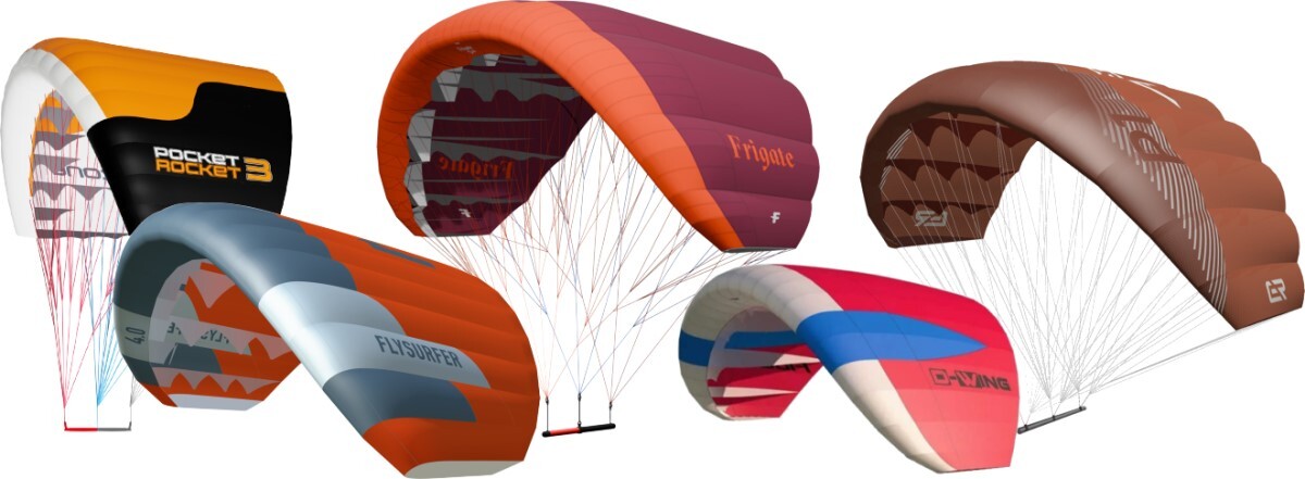 Which parawings rose to the top in 2025? a variety of parawing models