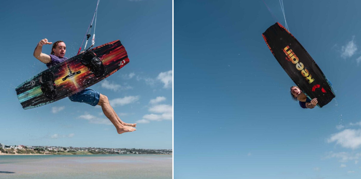 Reedin team riders on the SpaceAgency twintip board
