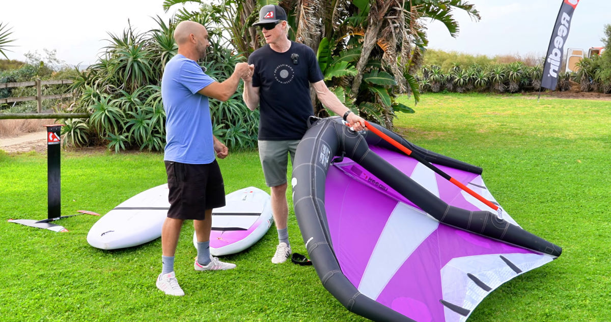 Damien and Jeff share a fist bump.
