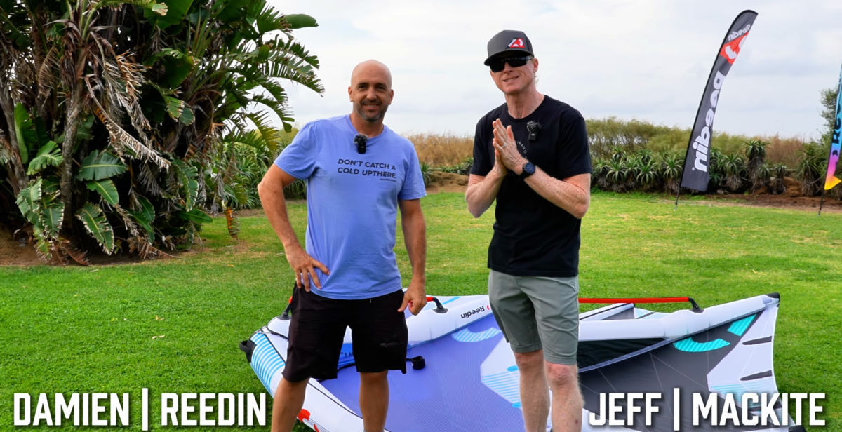 Jeff met up with Damien in Tarifa to get a sneak peek at the V5 SuperNatural. Damien and Jeff meet in Tarifa to talk about the new v5 SuperNatural wing.