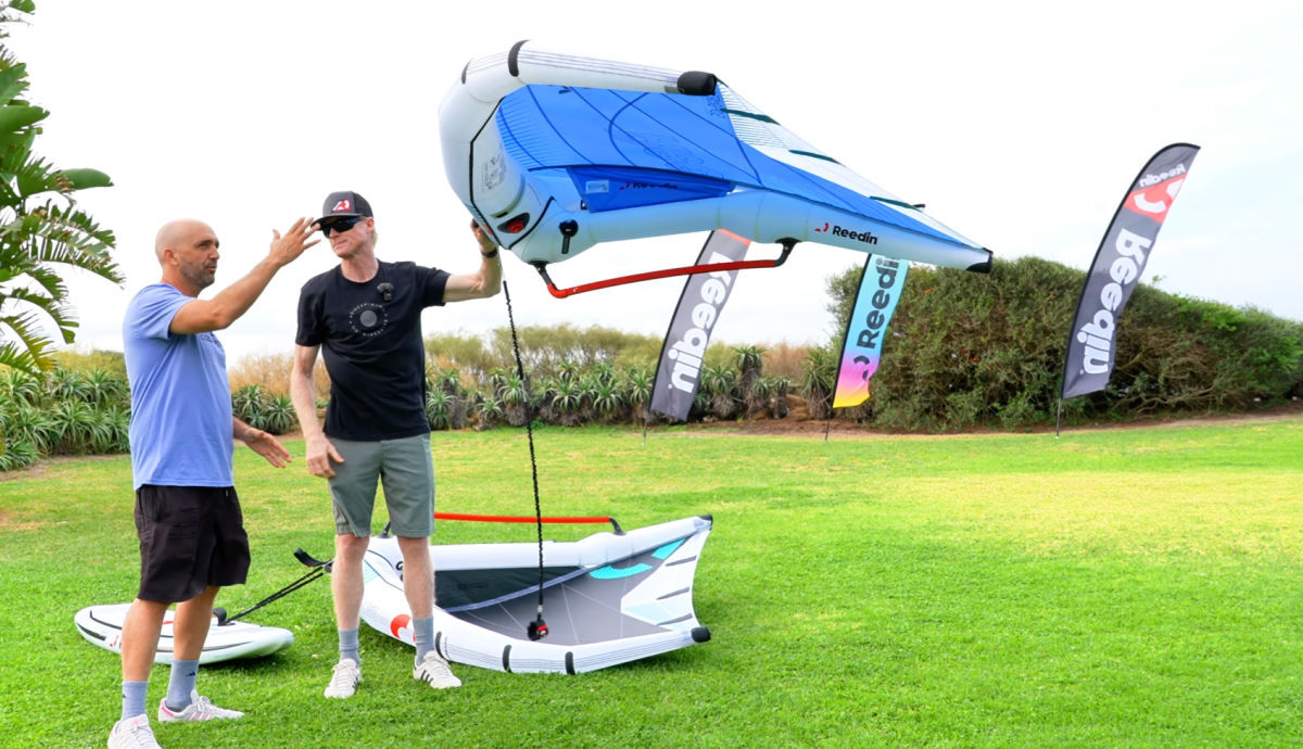 The SuperNatural is so light it just loves to float in the air. The SuperNatural wing floats as Jeff holds it by one hand.