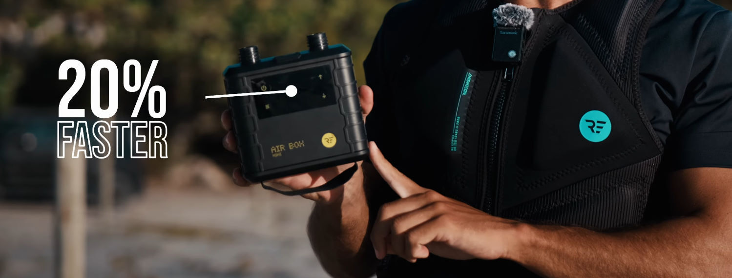 The Air Box Mini is 20 percent faster- and who doesn't like getting out on the water sooner? The Air Box Mini is 20 percent faster than the previous model.