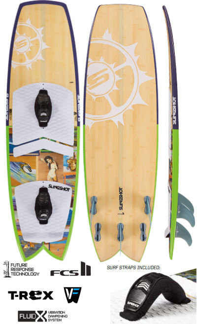 2015 Slingshot Angry Swallow Kite-Surfboard