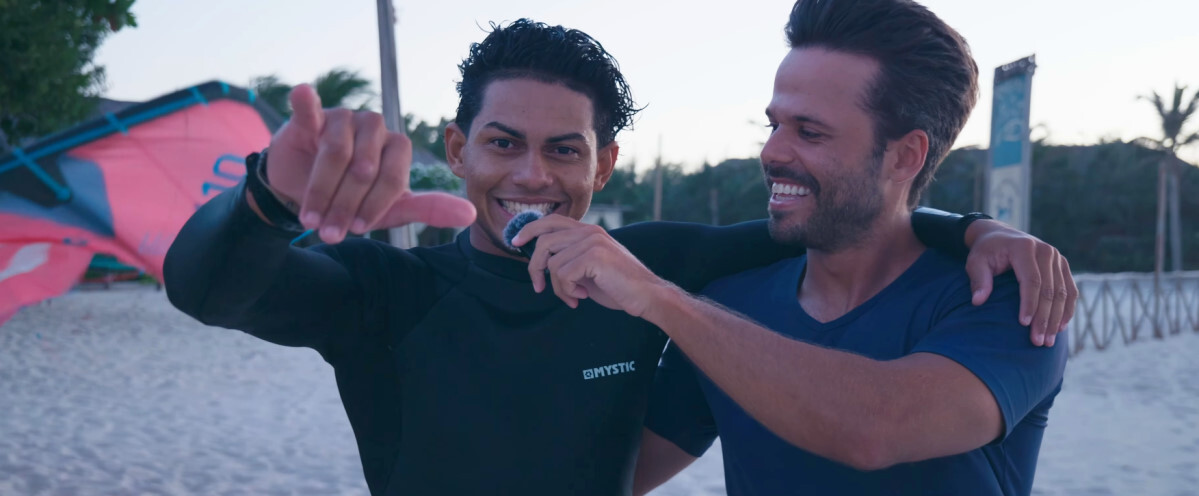 Baby Shark was happy with his performance and ready for the next competition. Rubens interviews Baby Shark.