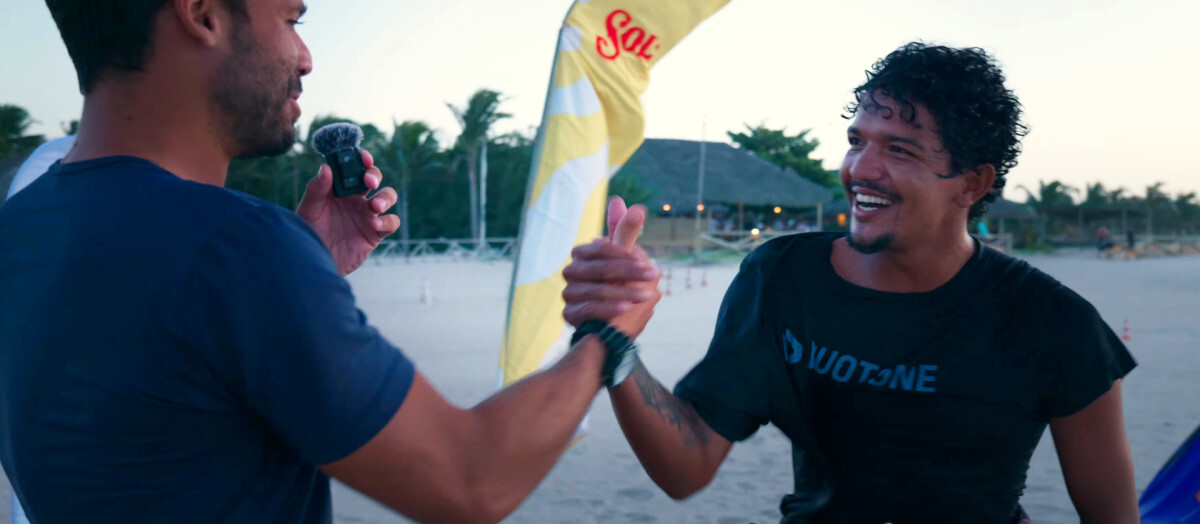 Breno was thrilled yet humble about his win. Rubens interviews Breno Barbosa.