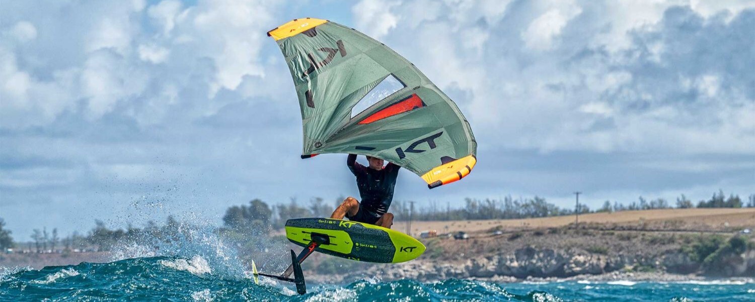 Wing foiling is accessible for many kiters - especially with equipment like KT boards specific to the sport