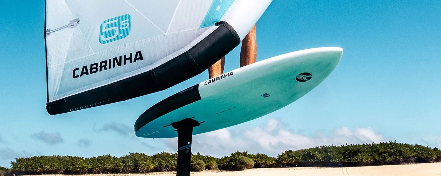 Close up winging on the 2026 Cabrinha Swift