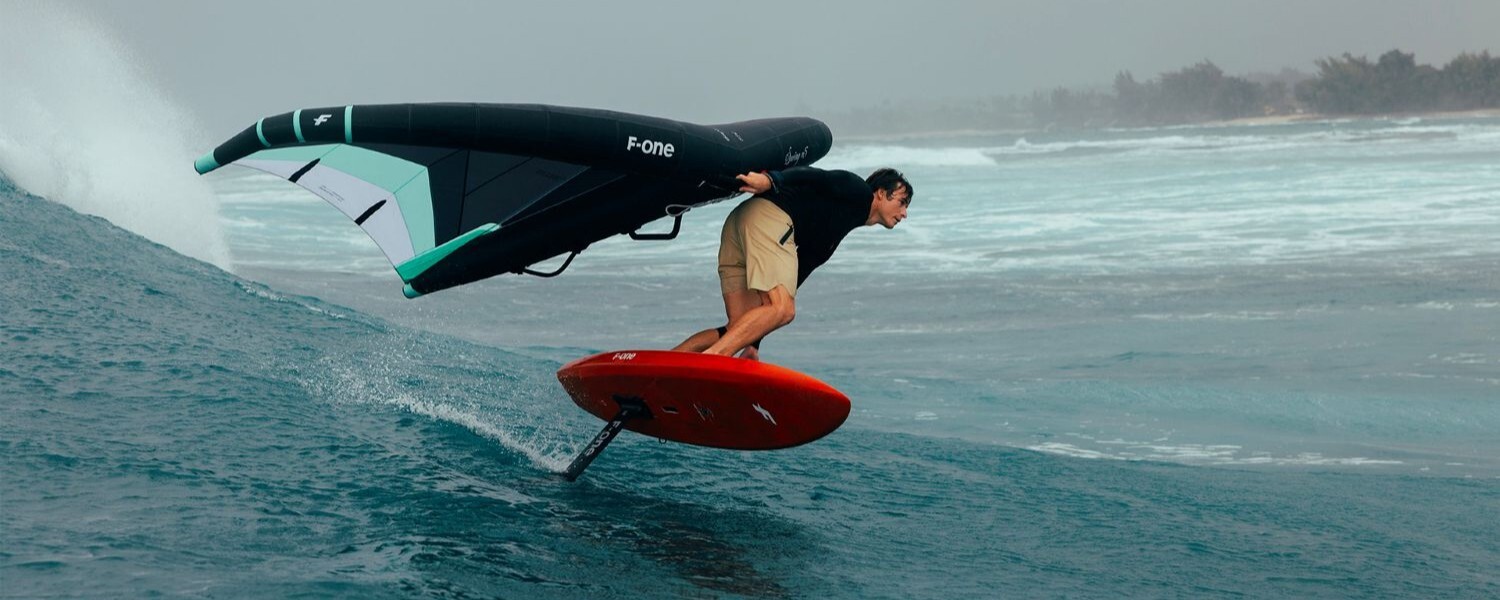 Wing foiling on the F-One Swing Wing